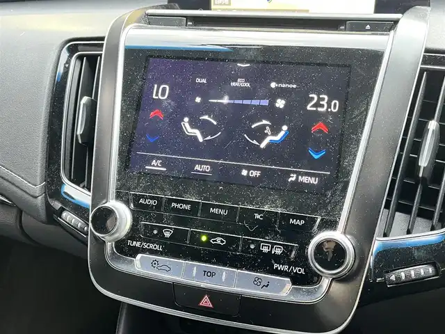 トヨタ クラウン ハイブリッド RS アドバンス 滋賀県 2018(平30)年 3.4万km ホワイトパールクリスタルシャイン 純正8インチナビ/DVD/CD/SD/AUX/Bluetooth/USB/AUX/サンルーフ/レザーシート/TRDエアロ/追従クルーズコントロール/全方位カメラ/パーキングアシスト/コーナーセンサー/パドルシフト/ドライブレコーダー/ETC2.0