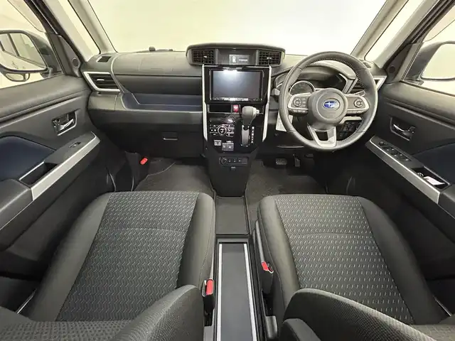 スバル ジャスティ 道央・札幌 2021(令3)年 1.4万km パールホワイトⅢ ・４WD/・衝突軽減/・全方位カメラ/・純正ナビ/・BT/CD/DVD/SD/iPod/フルセグTV/・寒冷地仕様/・アイドリングストップ/・アダプティブクルーズコントロール/・シートヒーター/・両側パワースライドドア/・ドライブレコーダー/・ＬＥＤヘッドライト/・LEDフォグライト/・オートライト/・ブレーキホールド/・パワーウィンドウ/・パワーステアリング/・ＥＴＣ2.0/・ステアリングスイッチ/・プッシュスタート/・スマートキー/・スペアキー１本/・オートエアコン/・横滑り防止/・ABS/・コーナーセンサー/・純正フロアマット/・純正アルミホイール