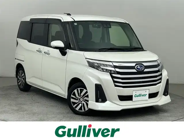 スバル ジャスティ 道央・札幌 2021(令3)年 1.4万km パールホワイトⅢ ・４WD/・衝突軽減/・全方位カメラ/・純正ナビ/・BT/CD/DVD/SD/iPod/フルセグTV/・寒冷地仕様/・アイドリングストップ/・アダプティブクルーズコントロール/・シートヒーター/・両側パワースライドドア/・ドライブレコーダー/・ＬＥＤヘッドライト/・LEDフォグライト/・オートライト/・ブレーキホールド/・パワーウィンドウ/・パワーステアリング/・ＥＴＣ2.0/・ステアリングスイッチ/・プッシュスタート/・スマートキー/・スペアキー１本/・オートエアコン/・横滑り防止/・ABS/・コーナーセンサー/・純正フロアマット/・純正アルミホイール