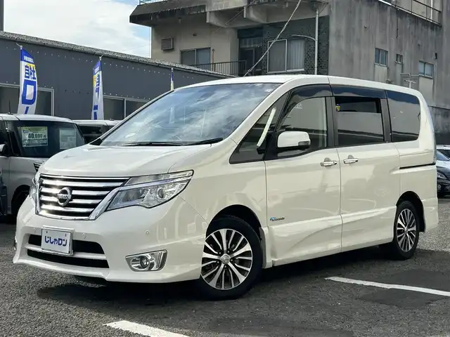日産 セレナ HWS S HV Vセレ +SeftyⅡ 京都府 2016(平28)年 8.4万km ブリリアントホワイトパール (株)IDOMが運営する【じしゃロン伏見店】の自社ローン専用車両になりますこちらは現金またはオートローンご利用時の価格です。自社ローンご希望の方は別途その旨お申付け下さい/純正ナビ/ETC/両側パワースライドドア/全方位カメラ/クルーズコントロール/フリップダウンモニター/TV/DVD/CD