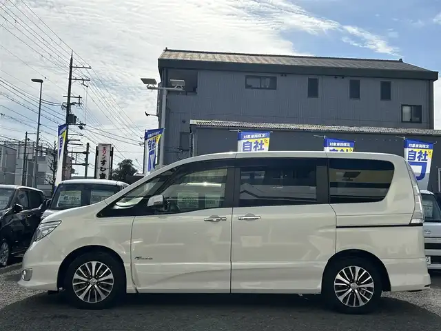 日産 セレナ HWS S HV Vセレ +SeftyⅡ 京都府 2016(平28)年 8.4万km ブリリアントホワイトパール (株)IDOMが運営する【じしゃロン伏見店】の自社ローン専用車両になりますこちらは現金またはオートローンご利用時の価格です。自社ローンご希望の方は別途その旨お申付け下さい/純正ナビ/ETC/両側パワースライドドア/全方位カメラ/クルーズコントロール/フリップダウンモニター/TV/DVD/CD