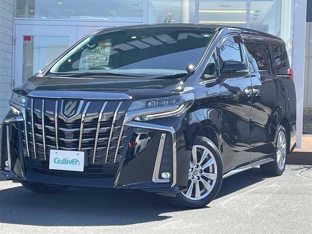 トヨタ アルファード S タイプゴールドⅡ 道央・札幌 2022(令4)年 1.6万km ブラック ・４WD/・衝突軽減ブレーキ/・両側パワースライドドア/・純正ナビ/　CD＆DVD＆BT＆TV/・バックカメラ/・フリップダウンモニター/・パワーバックドア/・ハーフレザーシート/・レーダークルーズコントロール/・コーナーセンサー/・レーンキープアシスト/・アイドリングストップ/・純正エンジンスターター/・前後ドライブレコーダー/・MT付AT/・ビルトインETC/・オートエアコン/・オートライト/・オートリトラミラー/・プッシュスタート/・スマートキー/・オートハイビーム/・デジタルインナーミラー/・ブラインドスポットモニター/・純正フロアマット/・ドアバイザー/・ウインカーミラー/・フォグライト/・スペアキー×１