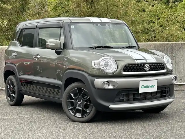 スズキ クロスビー HYBRID MZ 長崎県 2021(令3)年 1.9万km タフカーキパールメタリック ワンオーナー/純正SDナビ(Bluetooth/FM/AM/TV/CD/DVD)/パドルシフト/プッシュスタート/スマートキー/ビルトインETC/前席シートヒーター/デュアルカメラブレーキサポート/車線逸脱警報/ESP装備車/リヤパーキングセンサー/アイドリングストップ/純正フロアマット/純正16AW