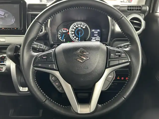 スズキ クロスビー HYBRID MZ 長崎県 2021(令3)年 1.9万km タフカーキパールメタリック ワンオーナー/純正SDナビ(Bluetooth/FM/AM/TV/CD/DVD)/パドルシフト/プッシュスタート/スマートキー/ビルトインETC/前席シートヒーター/デュアルカメラブレーキサポート/車線逸脱警報/ESP装備車/リヤパーキングセンサー/アイドリングストップ/純正フロアマット/純正16AW
