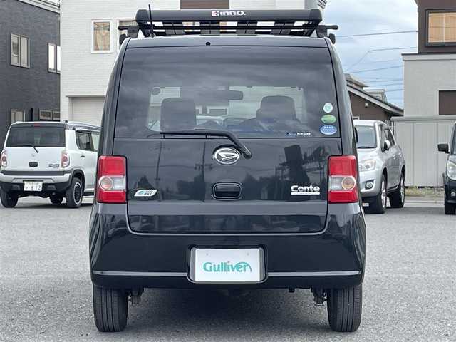 ダイハツ ムーヴ コンテ L 道央・札幌 2014(平26)年 11.1万km ブラックマイカメタリック ４WD/社外メモリーナビ/CD/DVD/BT/フルセグ/エコアイドル/リモコンキー/ハロゲンヘッドライト/ヘッドライトレベライザー/電動格納ミラー/純正フロアマット/ドアバイザー/社外ルーフラック/社外エンジンスターター/鉄チンホイール付冬タイヤ積込/155/65/R14/2021年/山5mm