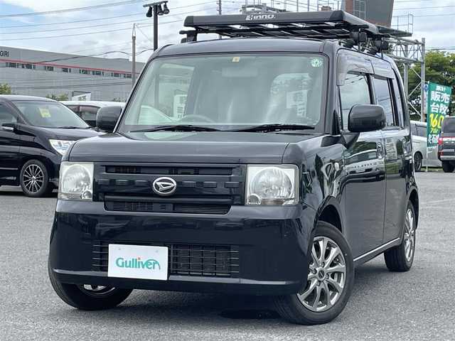 ダイハツ ムーヴ コンテ L 道央・札幌 2014(平26)年 11.1万km ブラックマイカメタリック ４WD/社外メモリーナビ/CD/DVD/BT/フルセグ/エコアイドル/リモコンキー/ハロゲンヘッドライト/ヘッドライトレベライザー/電動格納ミラー/純正フロアマット/ドアバイザー/社外ルーフラック/社外エンジンスターター/鉄チンホイール付冬タイヤ積込/155/65/R14/2021年/山5mm