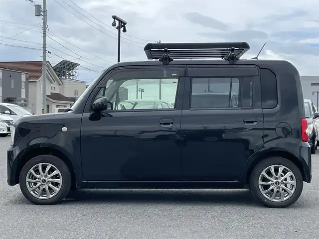 ダイハツ ムーヴ コンテ L 道央・札幌 2014(平26)年 11.1万km ブラックマイカメタリック ４WD/社外メモリーナビ/CD/DVD/BT/フルセグ/エコアイドル/リモコンキー/ハロゲンヘッドライト/ヘッドライトレベライザー/電動格納ミラー/純正フロアマット/ドアバイザー/社外ルーフラック/社外エンジンスターター/鉄チンホイール付冬タイヤ積込/155/65/R14/2021年/山5mm
