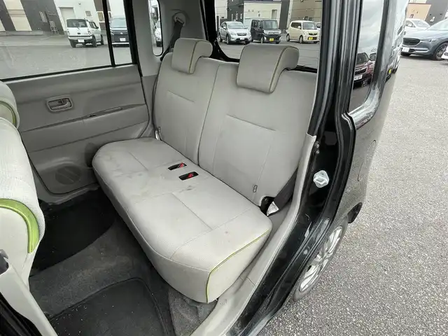 ダイハツ ムーヴ コンテ L 道央・札幌 2014(平26)年 11.1万km ブラックマイカメタリック ４WD/社外メモリーナビ/CD/DVD/BT/フルセグ/エコアイドル/リモコンキー/ハロゲンヘッドライト/ヘッドライトレベライザー/電動格納ミラー/純正フロアマット/ドアバイザー/社外ルーフラック/社外エンジンスターター/鉄チンホイール付冬タイヤ積込/155/65/R14/2021年/山5mm