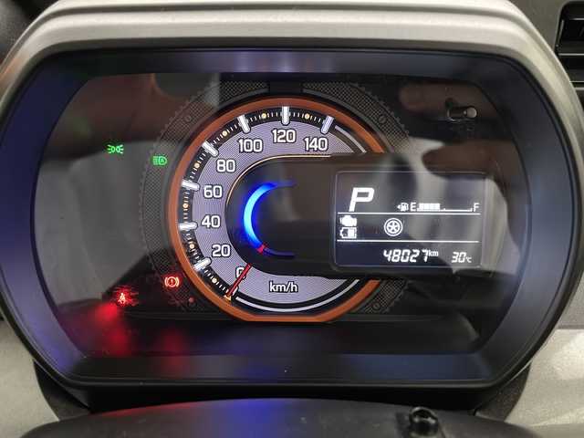 スズキ スペーシア ギア HYBRID XZ 宮崎県 2020(令2)年 4.8万km アクティブイエロー/ガンメタリック2トーン 禁煙車/全方位モニター/純正7インチナビ/（CD・DVD/SD/MSV/BT/USB/フルセグ）/純正ビルトインETC/純正ドライブレコーダー/両側パワースライドドア/スズキセーフティサポート/・衝突被害軽減ブレーキ/・アダプティブクルーズコントロール/・誤発進抑制機能（前後）/・車線逸脱警報/・先行車発進お知らせ/・オートハイビーム/ヘッドアップディスプレイ/LEDヘッドライト/LEDフォグランプ/シートヒーター（前席）/充電用USBポート/リアサーキュレーター/リアサンシェード/純正ドアバイザー