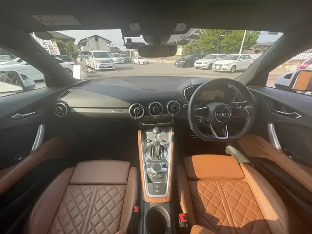 アウディ ＴＴクーペ 45TFSIクワトロ 栃木県 2019(令1)年 2.3万km グレイシアホワイトメタリック ブラウンレザーシート /パワーシート /シートヒーター /アドバンストキー /マトリクスLEDヘッドライト/バーチャルコックピット/フルセグTV/バックカメラ/ドライブレコーダー/レーンキープアシスト/Audiサイドアシスト /パーキングエイド /クルーズコントロール