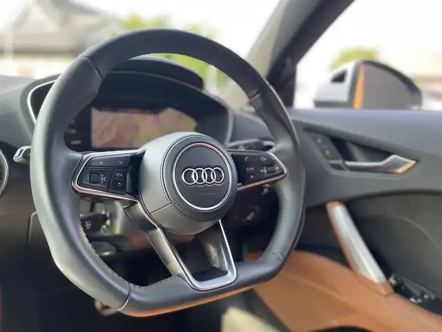 アウディ ＴＴクーペ 45TFSIクワトロ 栃木県 2019(令1)年 2.3万km グレイシアホワイトメタリック ブラウンレザーシート /パワーシート /シートヒーター /アドバンストキー /マトリクスLEDヘッドライト/バーチャルコックピット/フルセグTV/バックカメラ/ドライブレコーダー/レーンキープアシスト/Audiサイドアシスト /パーキングエイド /クルーズコントロール