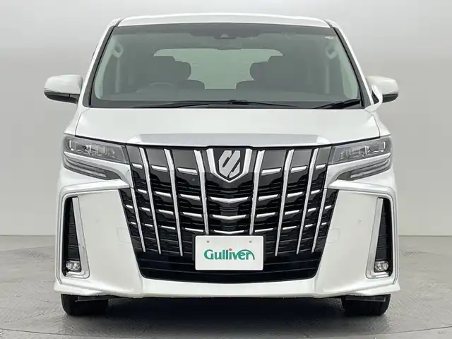 トヨタ アルファード S Cパッケージ 新潟県 2018(平30)年 1.9万km ホワイトパールクリスタルシャイン 4WD/トヨタセーフティセンス/ワンオーナー/禁煙車/純正SDナビ/(AM/FM/CD/SD/フルセグ/Bluetooth)/バックモニター/前方ドライブレコーダー/両側パワースライドドア/パワーバックドア/レーダークルーズコントロール/LEDオートライト/レザーシート/前席パワーシート/前席エアシート/シートヒーター/運転席メモリシート/純正18インチアルミホイール/純正アルミホイール付冬タイヤ積込/(235/50/R18/7mm)/AC100V充電/アイドリングストップ/電動パーキングブレーキ/LEDオートライト/ステアリングヒーター/ステアリングリモコン/リアサンシェード/スマートキー/ETC