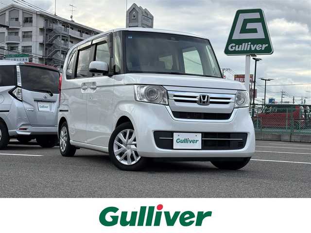 ホンダ Ｎ ＢＯＸ L 大分県 2021(令3)年 2.1万km プラチナホワイトパール ・ナビ(CD/DVD/SD/BT)/・ワンセグテレビ/・衝突軽減ブレーキ/・レーダークルーズコントロール/・片側パワースライド/・ETC/・シートヒーター/・クリアランスソナー/・オートライト/・ステアリングリモコン/・スマートキー/・プッシュスタート