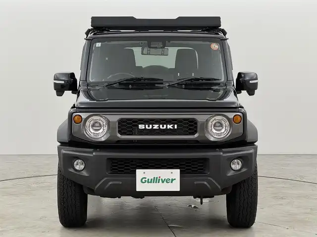 スズキ ジムニー シエラ JC 福岡県 2021(令3)年 3.1万km ブルーイッシュブラックパール3 純正ナビ　/デュアルセンサーブレーキ　/レーンキープ　/クルーズコントロール/ダウンヒルアシスト　/シートヒーター　/デジタルインナーミラー型前後ドラレコ　/ＥＴＣ　/ルーフキャリア　/スタッドレスタイヤ４本積込有　/ＬＥＤライト