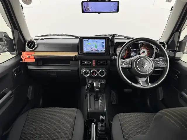 スズキ ジムニー シエラ JC 福岡県 2021(令3)年 3.1万km ブルーイッシュブラックパール3 純正ナビ　/デュアルセンサーブレーキ　/レーンキープ　/クルーズコントロール/ダウンヒルアシスト　/シートヒーター　/デジタルインナーミラー型前後ドラレコ　/ＥＴＣ　/ルーフキャリア　/スタッドレスタイヤ４本積込有　/ＬＥＤライト