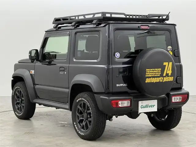 スズキ ジムニー シエラ JC 福岡県 2021(令3)年 3.1万km ブルーイッシュブラックパール3 純正ナビ　/デュアルセンサーブレーキ　/レーンキープ　/クルーズコントロール/ダウンヒルアシスト　/シートヒーター　/デジタルインナーミラー型前後ドラレコ　/ＥＴＣ　/ルーフキャリア　/スタッドレスタイヤ４本積込有　/ＬＥＤライト