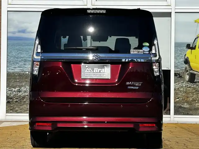 スズキ ソリオ バンディット HV MV 道北・旭川 2021(令3)年 3.4万km メロウディープレッドパール/ブラック 純正10インチナビ/全方位カメラ/フルセグTV/両側パワースライドドア/ヘッドアップディスプレイ/LEDヘッドライト/オートライト/プッシュスタート/スマートキー/ドライブレコーダー/ETC