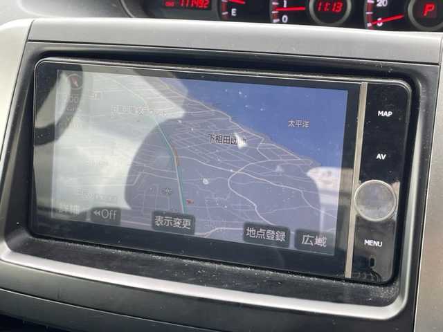 トヨタ ヴォクシー ZS 煌Ⅲ 茨城県 2013(平25)年 11.2万km ブラック 社外ナビ　/-BT/AM/FM/TV/ＥＴＣ　/バックカメラ　/両側パワースライドドア　/プッシュスタート　/オールオートパワーウィンドウ　/ウォークスルー　/ハーフレザーシート　/フォグライト　/純正アルミホイール　/純正フロアマット