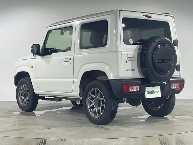 スズキ ジムニー XC 福岡県 2022(令4)年 2.5万km ピュアホワイトP 社外7型ナビ（AMFM/BT/iPod）/D/Nシートヒーター　/レーンキープアシスト　/アイドリングストップ　/ビルトインETC　/デュアルセンサーブレーキサポート　/横滑り防止装置　/衝突被害軽減システム　/クルーズコントロール
