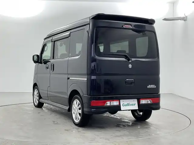 スズキ エブリィ ワゴン PZターボ 福井県 2021(令3)年 4.2万km ブルーイッシュブラックパール3 純正ＳＤナビ　型式：ＣＮ－ＲＺ７６５Ｗ/（ＦＭ／ＡＭ／ＢＴ／ＣＤ／ＤＶＤ／ＳＤ）/４ＷＤ/ターボ車/シートヒーター　/片側パワースライドドア　/フルセグＴＶ /純正アルミホイール /純正フロアマット /社外ドラレコ