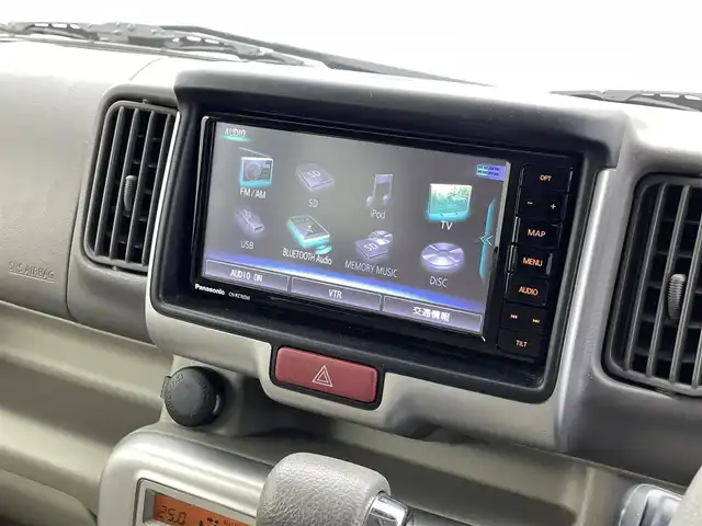 スズキ エブリィ ワゴン PZターボ 福井県 2021(令3)年 4.2万km ブルーイッシュブラックパール3 純正ＳＤナビ　型式：ＣＮ－ＲＺ７６５Ｗ/（ＦＭ／ＡＭ／ＢＴ／ＣＤ／ＤＶＤ／ＳＤ）/４ＷＤ/ターボ車/シートヒーター　/片側パワースライドドア　/フルセグＴＶ /純正アルミホイール /純正フロアマット /社外ドラレコ