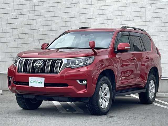トヨタ ランドクルーザー プラド TX Lパッケージ 山形県 2020(令2)年 1.6万km レッドマイカメタリック 4WD/アルパイン9型ナビ(BT/CD/DVD)/フルセグTV/バックカメラ/ビルトインETC/アルパインドライブレコーダー/アルパイン10型リアビジョン/レーダークルーズコントロール/クリアランスソナー/セーフティセンス/・プリクラッシュセーフティシステム/・レーンディパーチャーアラート/・オートマチックハイビーム/LEDヘッドランプ/本革巻きステアリング/ステアリングスイッチ/ブラック革シート/前席パワーシート/快適温熱シート/純正17インチアルミホイール/スマートエントリー/スタートシステム/禁煙車