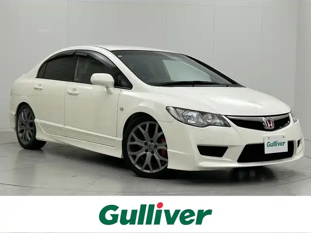 ホンダ シビック タイプR 茨城県 2010(平22)年 6.9万km チャンピオンシップホワイト 6MT/ポータブルナビ/ワンセグ/ETC/純正18インチAW/プッシュスタート