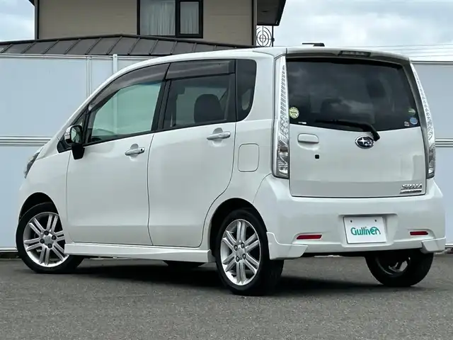 スバル ステラ カスタム RS スマートアシスト 岩手県 2014(平26)年 6.7万km パールホワイトⅢ スマートアシスト/社外メモリナビ/　　CD/フルセグTV/LEDオートライト/フォグランプ/純正15インチアルミホイール/スマートキー/ETC