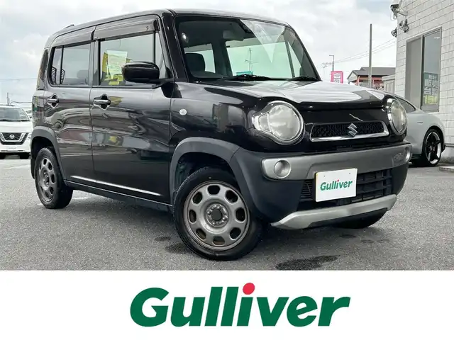 スズキ ハスラー G 奈良県 2014(平26)年 7.7万km アーバンブラウンパールメタリック ワンオーナー /ディーラーナビ [MDV-L300]/(DVD/CD/FM/AM)/地デジ /衝突被害軽減システム /運転席シートヒーター /ビルトインETC /電動格納ミラー /プッシュスタート /純正フロアマット /純正ドアバイザー /保証書 /取扱説明書