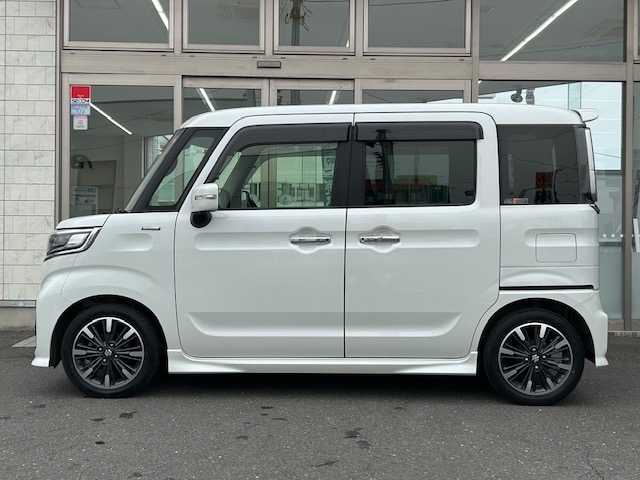 スズキ スペーシア カスタム HYBRID XS ターボ 青森県 2020(令2)年 5.1万km ピュアホワイトP ワンオーナー/turbo/4WD/AV一体型ナビゲーション（BlueTooth/フルセグ）/両側パワースライドドア/LEDヘッドライト/フォグランプ/ハーフレザーシート/前席シートヒーター/スリムサーキュレーター/ヘッドアップディスプレイ/後部コーナーセンサー/スペアキー/保証書/取扱説明書/ナビ説明書