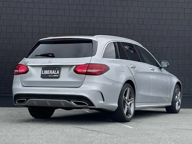 メルセデス・ベンツ Ｃ２２０ｄ ワゴン ローレウスエディション 三重県 2018(平30)年 4.9万km イリジウムシルバー サンルーフ/ブラックレザーシート/レーダーセーフティ/ACC/純正ナビ/バックカメラ/フルセグTV/シートヒーター/パワーシート/純正18インチアルミ/電動リアゲート/ルーフレール/LEDライト