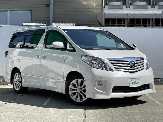 トヨタ アルファード 350S Cパッケージ 青森県 2010(平22)年 4.8万km ホワイトパールクリスタルシャイン 4WD/ワンオーナー/純正メモリナビ/純正フルセグTV/AM/FM/CD/DVD/BT/AUX/寒冷地仕様/フォグランプ/両側パワースライド/電動リアゲート/車外バックカメラ/コーナーセンサー/カーテンエアバッグ/純正フリップダウンモニター/純正アルミ/純正フロアマット/パワーシートD/N/オットマン/電格ミラー/ドアバイザー/冬タイヤ積み込み有/保証書/取扱説明書