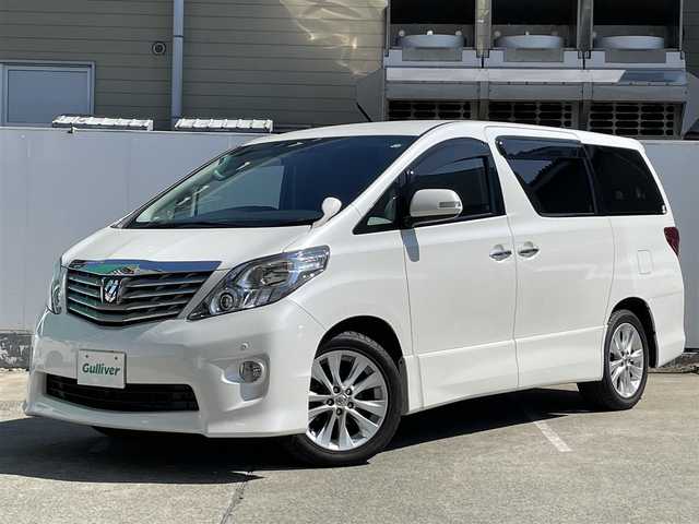 トヨタ アルファード 350S Cパッケージ 青森県 2010(平22)年 4.8万km ホワイトパールクリスタルシャイン 4WD/ワンオーナー/純正メモリナビ/純正フルセグTV/AM/FM/CD/DVD/BT/AUX/寒冷地仕様/フォグランプ/両側パワースライド/電動リアゲート/車外バックカメラ/コーナーセンサー/カーテンエアバッグ/純正フリップダウンモニター/純正アルミ/純正フロアマット/パワーシートD/N/オットマン/電格ミラー/ドアバイザー/冬タイヤ積み込み有/保証書/取扱説明書