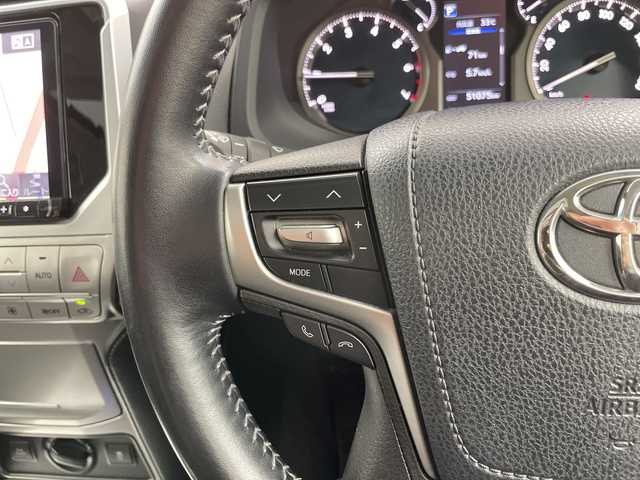 トヨタ ランドクルーザー プラド TX Lパッケージ 道央・札幌 2019(平31)年 5.1万km ホワイトパールクリスタルシャイン ・4WD / 寒冷地仕様/・トヨタセーフティセンス/・プリクラッシュセーフティ/・レーダークルーズコントロール/・9インチALPINE BIGXナビ  /・DVD.CD.SD.フルセグTV.BT.USB/・リア二列目モニター左右/・ムーンルーフ/・バックカメラ/・レザーシート/シートヒーター/・パワーシート/・コーナーセンサー/・ルーフレール/・エンジンスターター/・ETC/・横滑り防止