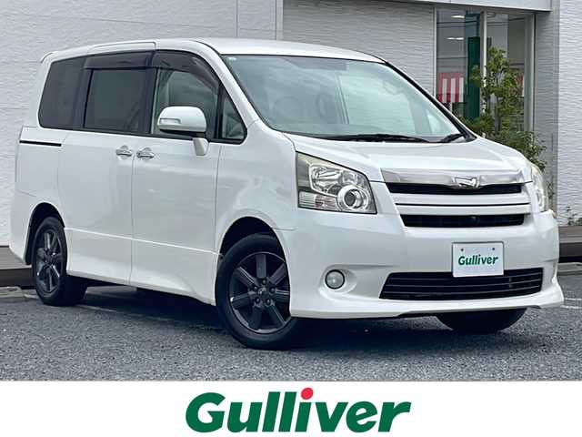 トヨタ ノア S Gエディション 千葉県 2009(平21)年 8.1万km ホワイトパールクリスタルシャイン ナビＮＨＤＴ－Ｗ５９　バックカメラ　両側パワースライドドア　ビルトインＥＴＣ　ウッド調コンビハンドル　ウッド調コンビシフト　スマートキー　プッシュスタート　１６インチＡＷ　横滑り防止　スペアキー