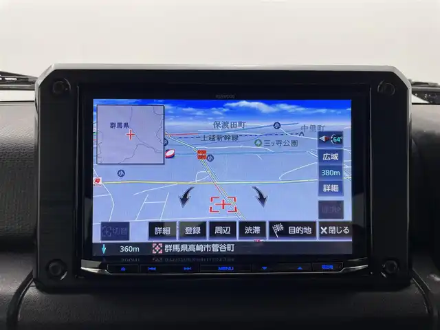 スズキ ジムニー XC 群馬県 2020(令2)年 4.1万km ブルーイッシュブラックパール3 KENWOOD９インチナビ【MDV-S809L】/・AM/FM/CD/DVD/SD/Bluetooth/フルセグTV/・バックカメラ/＝＝＝＝＝/９インチナビ　バックカメラ　前席シートヒーター　ヒルディセントコントロール　デュアルセンサーブレーキサポート　プッシュスタート　スマートキー　スペアキー　ヘッドライトウォッシャー　ＥＴＣ　ＬＥＤ　禁煙