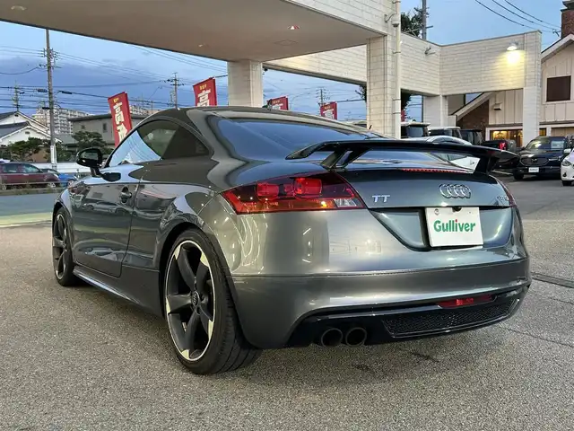アウディ ＴＴクーペ 1．8 TFSI Sライン コンペティション 愛知県 2015(平27)年 8.5万km デイトナグレーパールエフェクト 純正SDナビ（フルセグ/BT/CD/DVD/SD/USB)/バックカメラ/前後ドライブレコーダー/ETC/電動格納式ミラー/パドルシフト/オートライト/ABS/横滑り防止装置/ハーフレザー/フォグランプ/純正アルミホイール