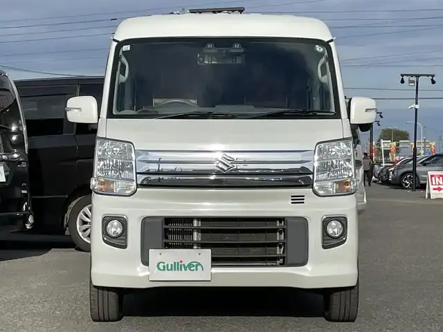 スズキ エブリィ ワゴン PZターボ スペシャル 道央・札幌 2019(令1)年 5.5万km パールホワイト ４WD/純正ナビ/AM/FM/BT/SD/CD/DVD/フルセグ/衝突被害軽減ブレーキ/横滑り防止装置/レーンキープアシスト/クリアランスソナー/両側パワースライドドア/D席シートヒーター/レザー調シートカバー/ステアリングリモコン/デジタルインナーミラー/プッシュスタート/スマートキー/キセノンヘッドライト/オートライト/オートマチックハイビーム/フォグランプ/電動格納ミラー/ヒーテッドドアミラー/ウィンカーミラー/純正フロアマット/ドアバイザー/スペアキー/純正エンジンスターター/社外AW付冬タイヤ積込/165/60/R14/2019年/山5mm