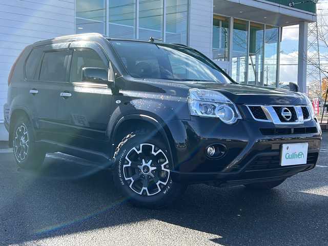 日産 エクストレイル 20S 秋田県 2013(平25)年 7.9万km ダイヤモンドブラック 純正メモリナビ/純正BT、DVD、CD、TV/バックカメラ/社外16インチAW/ETC/４WD