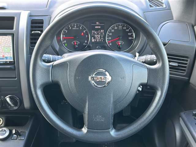 日産 エクストレイル 20S 秋田県 2013(平25)年 7.9万km ダイヤモンドブラック 純正メモリナビ/純正BT、DVD、CD、TV/バックカメラ/社外16インチAW/ETC/４WD