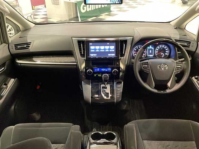 トヨタ アルファード S Aパッケージ 福井県 2015(平27)年 8.1万km ホワイトパールクリスタルシャイン 純正SDナビ/フルセグTV/BT/DVD/CD/SD/バックカメラ/フリップダウンモニター/ビルトインETC/前後ドライブレコーダー/クルーズコントロール/コーナーセンサー/両側パワースライドドア/デジタルインナーミラー/MTモード付AT/ウッドコンビステアリング/オートライト/LEDヘッドライト/純正18インチアルミホイール/プッシュスタート/スマートキー×2