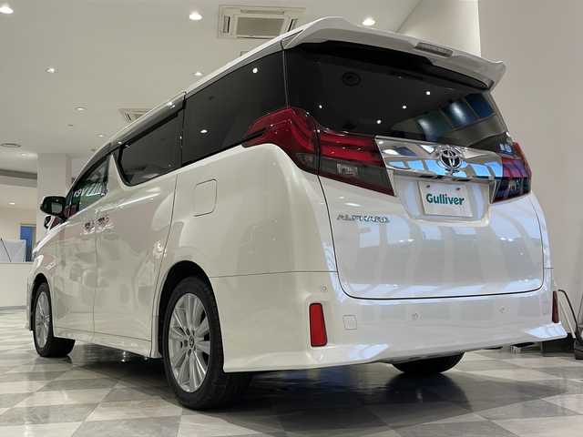 トヨタ アルファード S Aパッケージ 福井県 2015(平27)年 8.1万km ホワイトパールクリスタルシャイン 純正SDナビ/フルセグTV/BT/DVD/CD/SD/バックカメラ/フリップダウンモニター/ビルトインETC/前後ドライブレコーダー/クルーズコントロール/コーナーセンサー/両側パワースライドドア/デジタルインナーミラー/MTモード付AT/ウッドコンビステアリング/オートライト/LEDヘッドライト/純正18インチアルミホイール/プッシュスタート/スマートキー×2
