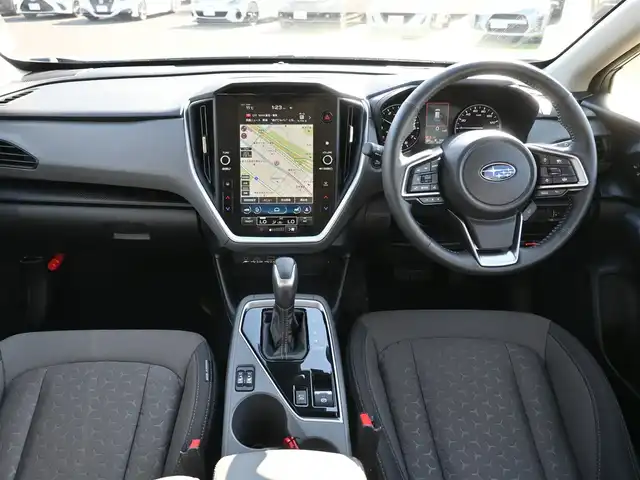 スバル クロストレック ツーリング 千葉県 2023(令5)年 3万km クリスタルホワイトP アイサイト/・プリクラッシュブレーキ/・RAB（後退時ブレーキアシスト）/・スバルリヤビークルディテクション/XMODE/SRH（ステアリング・レスポンシブ・ヘッドランプ）/純正コネクトナビ/地デジTV/【Bluetooth接続】/【Apple CarPlay　Android Auto対応】/バックカメラ/リバース連動ドアミラー（左）/前席パワーシート/シートヒーター/革巻きステアリング/ステアリングスイッチ/パドルシフト/ETC/LEDヘッドライト/フォグライト/ウインカーミラー/コーナーセンサー/純正17インチアルミホイル/サイド/カーテンエアバッグ/キーレスアクセス