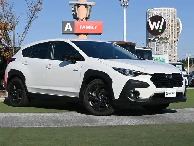 スバル クロストレック ツーリング 千葉県 2023(令5)年 3万km クリスタルホワイトP アイサイト/・プリクラッシュブレーキ/・RAB（後退時ブレーキアシスト）/・スバルリヤビークルディテクション/XMODE/SRH（ステアリング・レスポンシブ・ヘッドランプ）/純正コネクトナビ/地デジTV/【Bluetooth接続】/【Apple CarPlay　Android Auto対応】/バックカメラ/リバース連動ドアミラー（左）/前席パワーシート/シートヒーター/革巻きステアリング/ステアリングスイッチ/パドルシフト/ETC/LEDヘッドライト/フォグライト/ウインカーミラー/コーナーセンサー/純正17インチアルミホイル/サイド/カーテンエアバッグ/キーレスアクセス