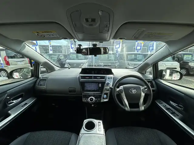 トヨタ プリウス α S 京都府 2015(平27)年 12.6万km アティチュードブラックマイカ (株)IDOMが運営する【じしゃロン伏見店】の自社ローン対象車両になります。こちらは現金ご利用時の価格です。自社ローンご希望の方は別途その旨お申付け下さい。/社外ナビ/ETC/DTV/BT/DVD/CD/プッシュスタート/ドアバイザー