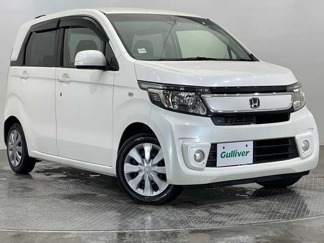 ホンダ Ｎ ＷＧＮ G Aパッケージ 栃木県 2014(平26)年 6.2万km プレミアムホワイトパール 純正メモリナビ/(CD/DVD/フルセグTV)/CTBA/ETC/前方ドライブレコーダー/禁煙車/オートライト/HIDヘッドライト/横滑り防止装置/フォグランプ/スマートキー/プッシュスタート/アイドリングストップ/ステアリングスイッチ/電動格納ミラー/純正フロアマット