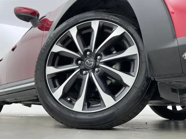 マツダ ＣＸ－３ 20SプロアクティブSパッケージ 群馬県 2019(平31)年 2.4万km ソウルレッドクリスタルM 360°ビュー・モニター＋フロントパーキングセンサー/CD/DVDプレイヤー＋地上デジタルTVチューナー(フルセグ)/＝＝＝＝＝＝/純正7型ナビ/(AM/FM/Bluetooth/フルセグTV/CD/DVD/SD//USB1・2/AUX/AppleCarPlay/AndroidAuto)/ブラインドスポットモニタリング/クルーズコントロール/パドルシフト/ヘッドアップディスプレイ/ビルトインETC/運転席側パワーシート(ポジションメモリ付)/前席シートヒーター/ステアリングヒーター/電動パーキングブレーキ/オートブレーキホールド/プッシュスタート/スマートキー/スペアキー有