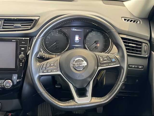 日産 エクストレイル 20Xi 福井県 2019(令1)年 6.8万km ブリリアントホワイトパール 純正９インチSDナビ/フルセグTV/アラウンドビューモニター/プロパイロット/ダウンヒルコントロール/前後コーナーセンサー/エマージェンシーブレーキ/ブラインドスポットウォーニング/純正ドライブレコーダー（DJ4-D）/ETC/デジタルインナーミラー/パワーバックドア/全席シートヒーター/オートライト/LEDヘッドライト/LEDフォグ/純正18インチアルミホイール/電動パーキング/オートホールド/プッシュスタート/スマートキー×2/ルーフレール/純正フロアマット