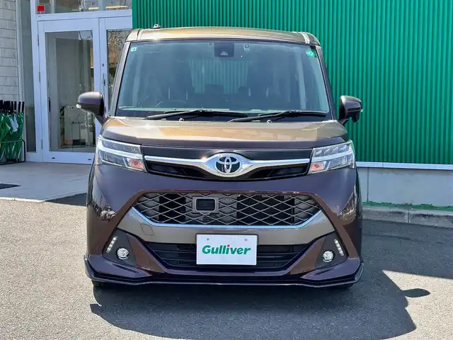 トヨタ タンク カスタムG－T 宮城県 2018(平30)年 2.4万km プラムブラウンパールクリスタルシャイン コンフォートパッケージ/・シートヒーター（運転席/助手席）/・シートバックテーブル（運転席/助手席）/＝＝＝/スマートアシスト2/・衝突回避支援ブレーキ機能/・衝突警報機能（対車両/歩行者）/・車線逸脱警報機能/・誤発進抑制制御機能/・先行車発進お知らせ機能/純正9インチナビ（NSZT-Y68T）/・CD/DVD/・Bluetooth/・フルセグTV/バックカメラ/ビルトインETC2.0/ドライブレコーダー/両側パワースライドドア/革巻きステアリング/クルーズコントロール/ステアリングスイッチ/LEDヘッドランプ/フォグランプ/オートライト/スマートキー＆プッシュスタート/電動格納ミラー/純正15インチAW/純正フロアマット/純正ドアバイザー/Wエアバッグ
