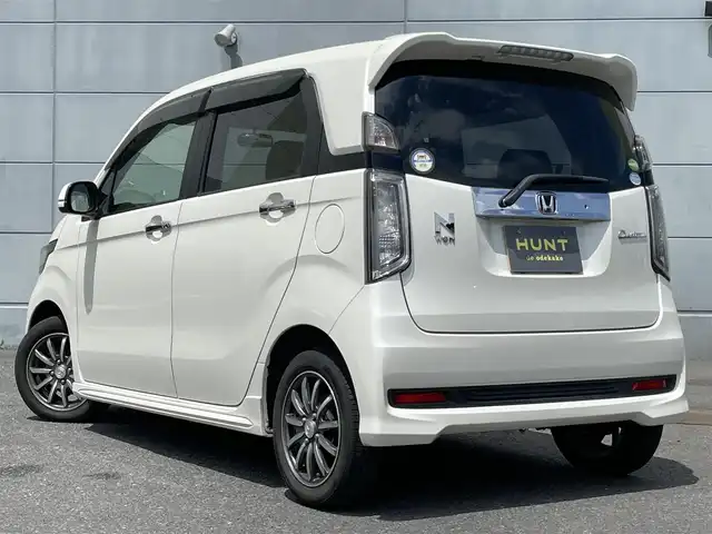 ホンダ Ｎ ＷＧＮ カスタム G 千葉県 2015(平27)年 5.6万km プレミアムホワイトパールⅡ 社外７インチＳＤナビ/ＣＤ/純正１４インチアルミホイール/電動格納ミラー/ＨＩＤヘッドライト/オートライト/フォグランプ/プッシュスタート/スマートキー/純正フロアマット